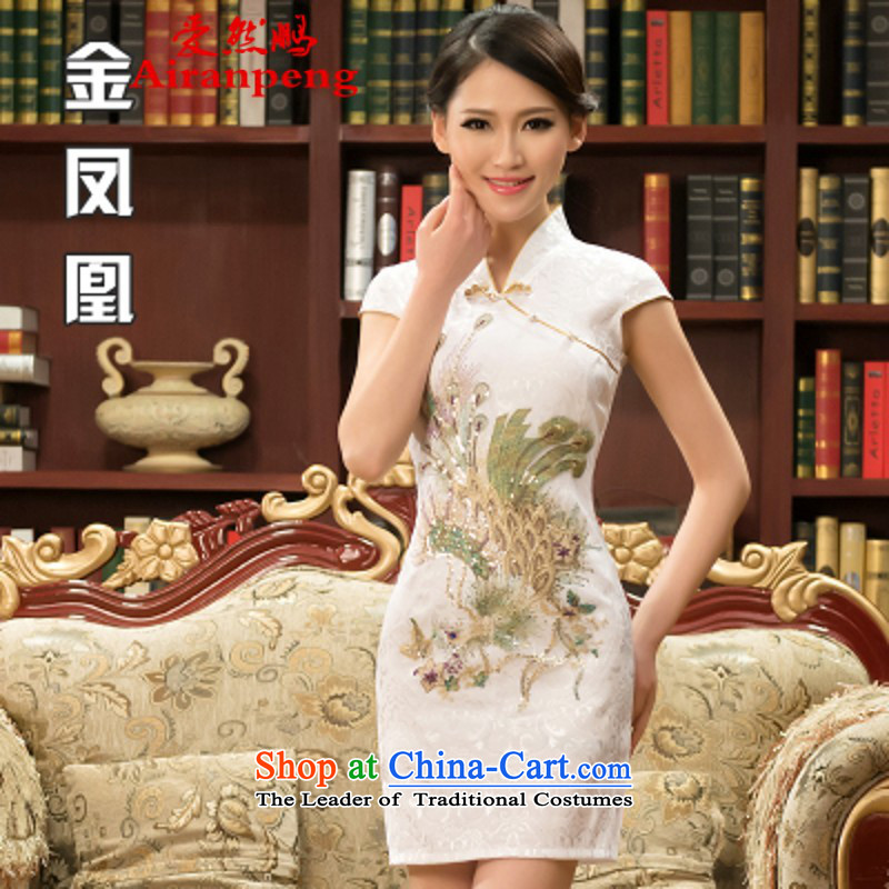 Love So Peng Bridal Services 2015 new drink everyday qipao four-color Phoenix dresses Wedding Dress Short stylish summer red S can return, love so Peng (AIRANPENG) , , , shopping on the Internet