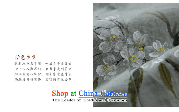 One of the ink Heng Fa light rain linen Han-girl autumn replacing Tang dynasty cotton linen female retro ethnic picture on the light gray M, prices, brand platters! The elections are supplied in the national character of distribution, so action, buy now enjoy more preferential! As soon as possible.