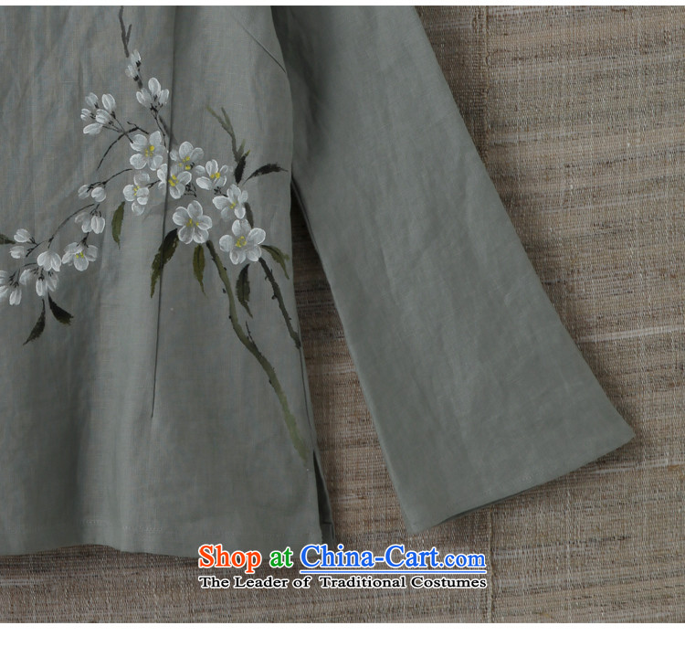 One of the ink Heng Fa light rain linen Han-girl autumn replacing Tang dynasty cotton linen female retro ethnic picture on the light gray M, prices, brand platters! The elections are supplied in the national character of distribution, so action, buy now enjoy more preferential! As soon as possible.
