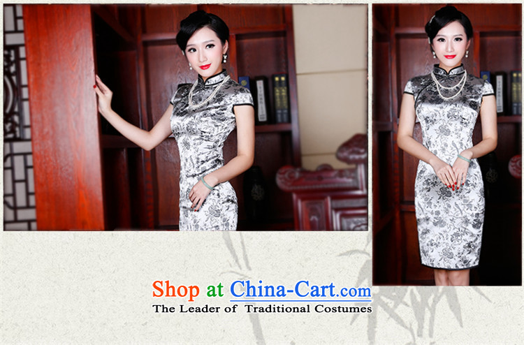 After a new 2015 wind qipao bows Stylish spring services evening dress short of qipao summer qipao 522.3 522.3 New Sau San yellow S picture, prices, brand platters! The elections are supplied in the national character of distribution, so action, buy now enjoy more preferential! As soon as possible.