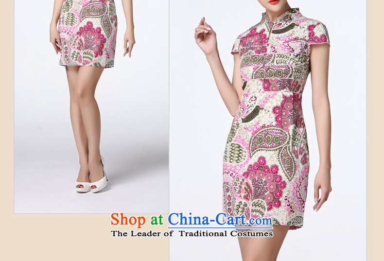 The Tang dynasty 2015 Summer New China wind improved cheongsam dress suit Chinese female TXF42019A watermark Gardenia S picture, prices, brand platters! The elections are supplied in the national character of distribution, so action, buy now enjoy more preferential! As soon as possible.