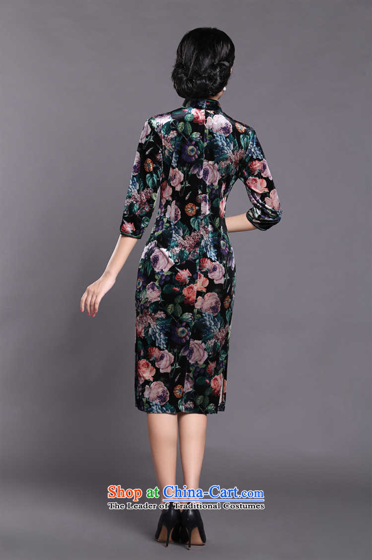 Joe was aristocratic cheongsam dress Kim scouring pads in the seven long-sleeved gown HGR002 improved Sau San Suit M picture, prices, brand platters! The elections are supplied in the national character of distribution, so action, buy now enjoy more preferential! As soon as possible.