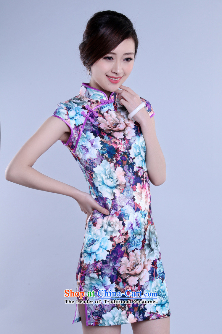 Yet, a 2015 Summer new graphics thin daily elegant qipao retro cheongsam dress improved 6805 light purple XXL picture, prices, brand platters! The elections are supplied in the national character of distribution, so action, buy now enjoy more preferential! As soon as possible.