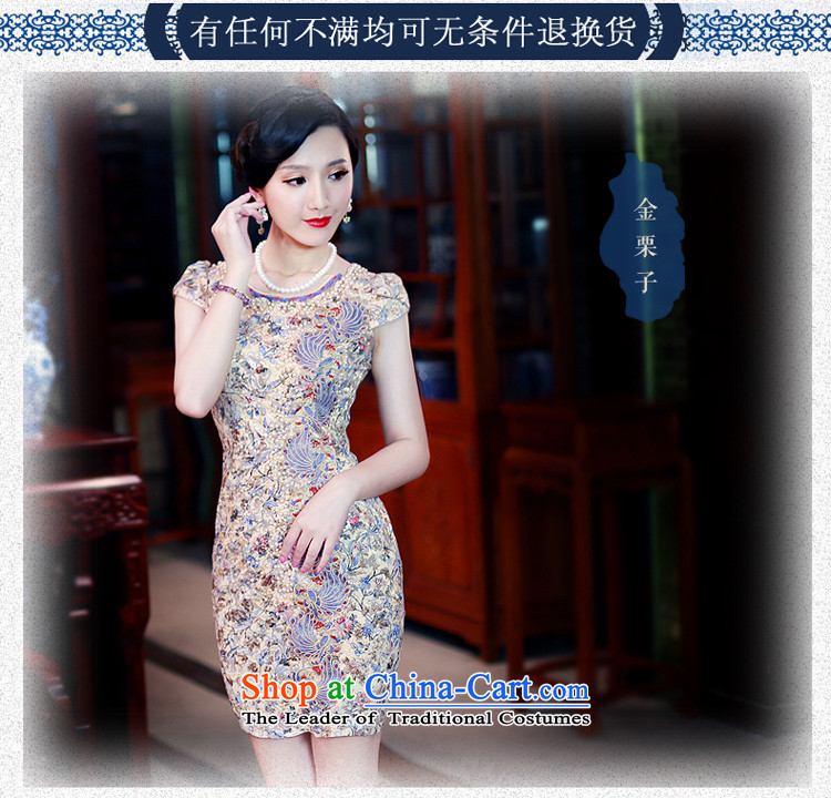 After the new 2015 Summer wind improved cheongsam dress stylish stamp daily cheongsam dress 5431 5431 S pictures, price suit, brand platters! The elections are supplied in the national character of distribution, so action, buy now enjoy more preferential! As soon as possible.