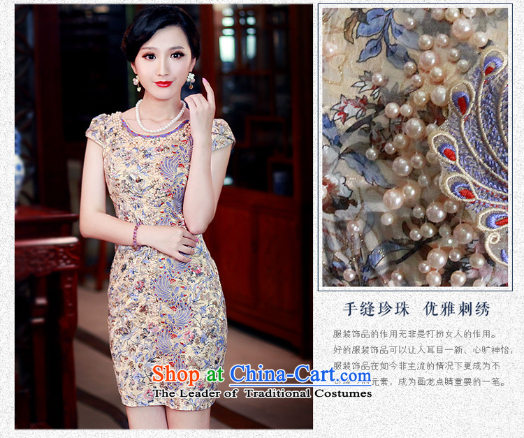 After the new 2015 Summer wind improved cheongsam dress stylish stamp daily cheongsam dress 5431 5431 S pictures, price suit, brand platters! The elections are supplied in the national character of distribution, so action, buy now enjoy more preferential! As soon as possible.