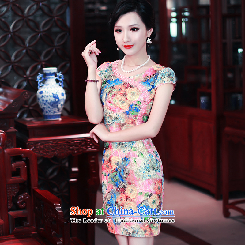 After a new summer daily wind cheongsam dress short of Sau San stylish dresses qipao gown Summer 5427 EDK-51 Reversible 5427 EDK-51 Reversible fashion rainwear girl after wind , , , M shopping on the Internet