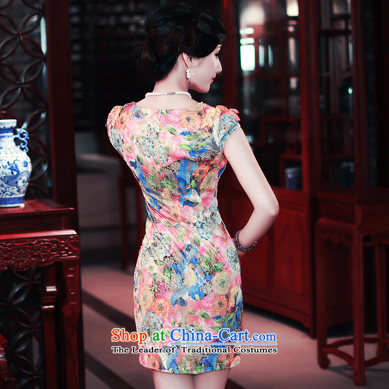After a new summer daily wind cheongsam dress short of Sau San stylish dresses qipao gown Summer 5427 EDK-51 Reversible 5427 EDK-51 Reversible fashion rainwear girl after wind , , , M shopping on the Internet