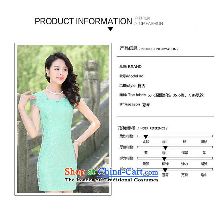 The Kapok Lane 2015 new summer qipao spring cotton retro-day short of improved Sau San stylish cheongsam dress dresses, BLUE XXXL picture, prices, brand platters! The elections are supplied in the national character of distribution, so action, buy now enjoy more preferential! As soon as possible.