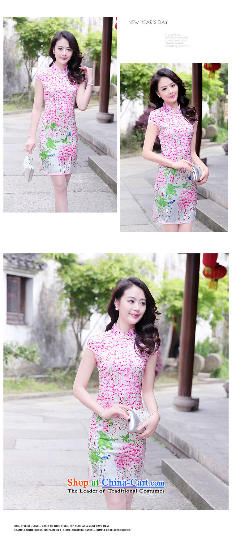 The buds of 2015 Summer Lai new retro side of the forklift truck new cheongsam stamp improved qipao porcelain S picture, prices, brand platters! The elections are supplied in the national character of distribution, so action, buy now enjoy more preferential! As soon as possible.