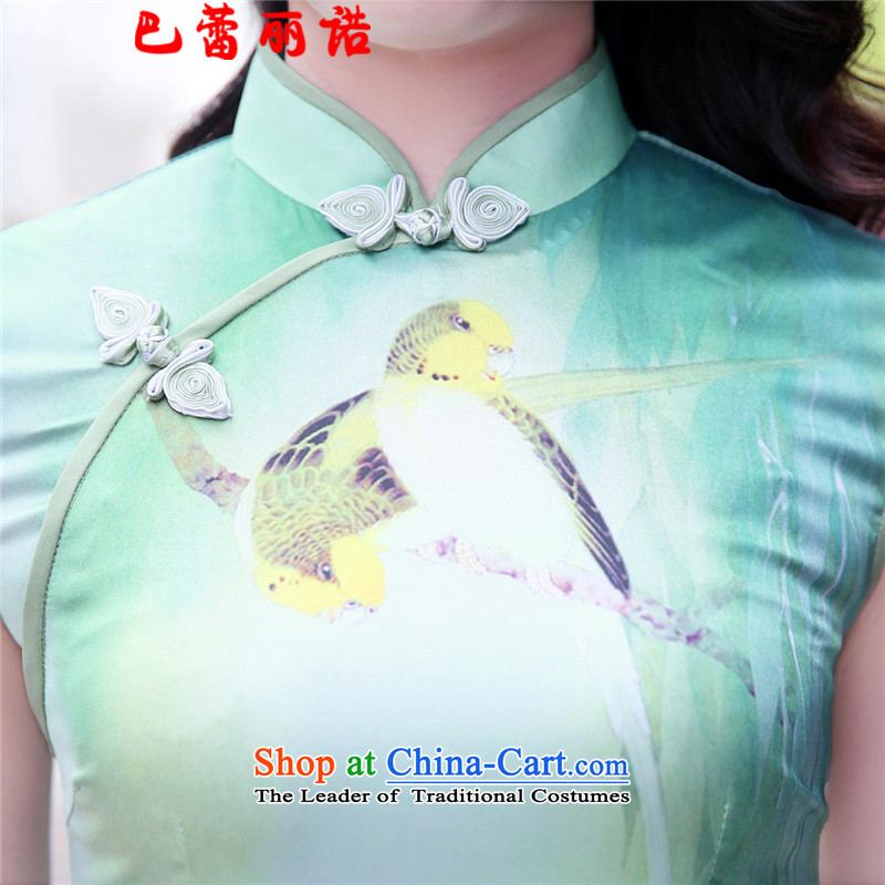 The buds of 2015 Summer Lai new retro side of the forklift truck new cheongsam stamp improved qipao porcelain , Lei Li Nokia S, shopping on the Internet has been pressed.