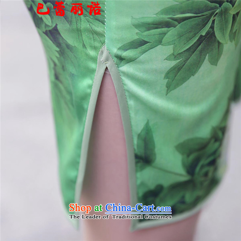 The buds of 2015 Summer Lai new retro side of the forklift truck new cheongsam stamp improved qipao porcelain , Lei Li Nokia S, shopping on the Internet has been pressed.