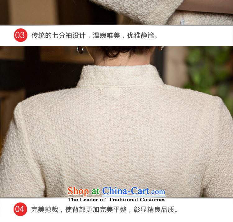 The pro-am daily new 2015 improvement of qipao skirt Fall/Winter Collections female retro knitting clothes dresses pure color a flower + card their skirts S-30 day shipping picture, prices, brand platters! The elections are supplied in the national character of distribution, so action, buy now enjoy more preferential! As soon as possible.