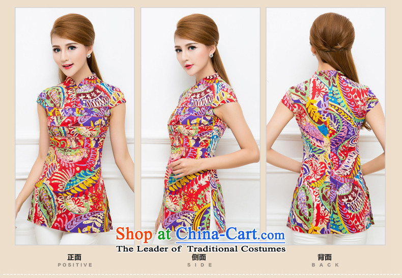 The Tang dynasty 2015 Summer elegant qipao stylish shirt printing improved Sau San Tong load long female TXA41933C emblazoned with the Red Sea-tong XXL picture, prices, brand platters! The elections are supplied in the national character of distribution, so action, buy now enjoy more preferential! As soon as possible.
