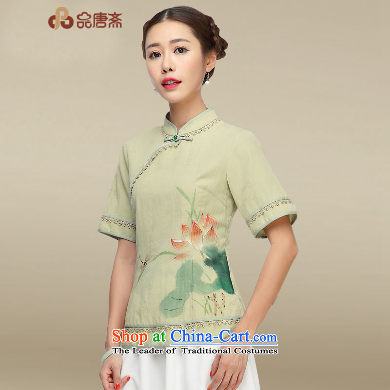 No. of Ramadan cotton linen qipao Tang shirt of the Republic of Korea wind short-sleeved improved Tang Dynasty Han- S, and color pictures of Ramadan , , , Tang shopping on the Internet