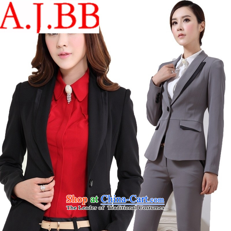 Only the white-collar shop perfect temperament vocational ladies pants kit vocational kits skirt gray suit business suit gray jacket + skirts + shirt L,A.J.BB,,, shopping on the Internet