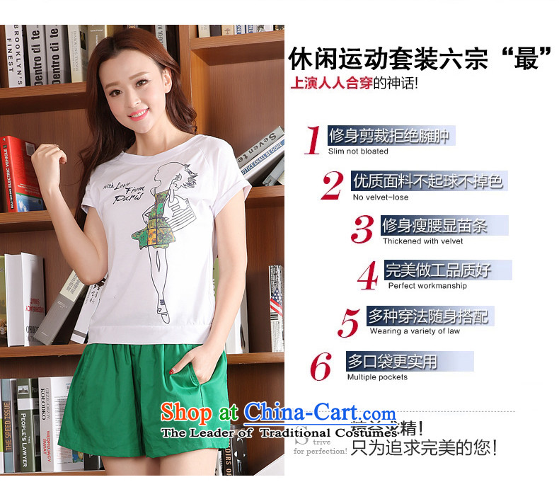 O Chi Mei 2015 Summer Korea Women's Korean version of the liberal video thin shorts, short-sleeved T-shirt Sports and leisure two kits red L picture, prices, brand platters! The elections are supplied in the national character of distribution, so action, buy now enjoy more preferential! As soon as possible.