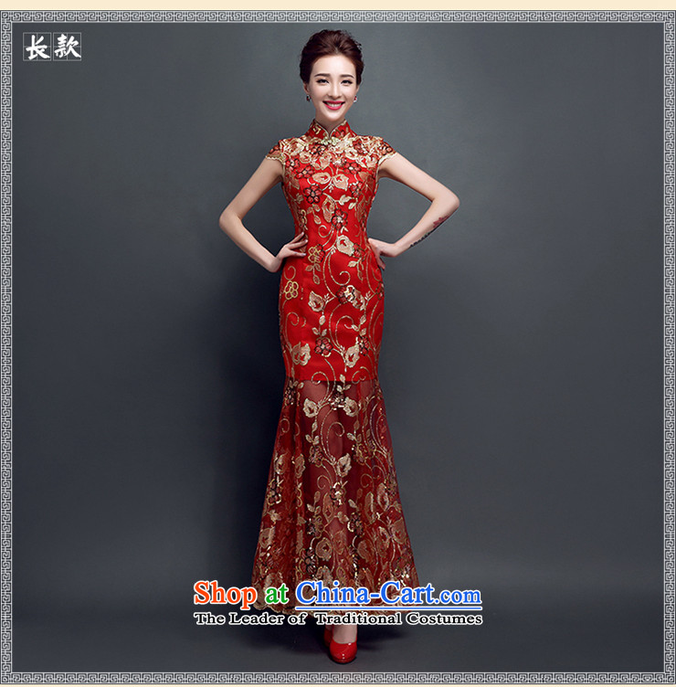 The bride wedding dress bows Services Mr Ronald New 2015 Skirt Red Stylish retro qipao lace Sau San evening dresses pleasant bride long S pictures green, prices, brand platters! The elections are supplied in the national character of distribution, so action, buy now enjoy more preferential! As soon as possible.