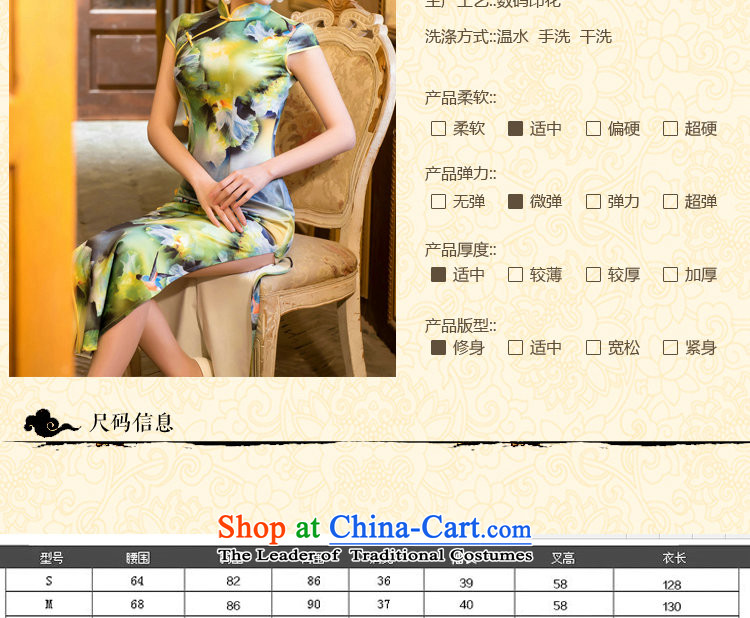 Figure for summer flowers of Chinese New improved cheongsam dress retro elegant air layer stamp dinner long gown Tsing orange L qipao picture, prices, brand platters! The elections are supplied in the national character of distribution, so action, buy now enjoy more preferential! As soon as possible.