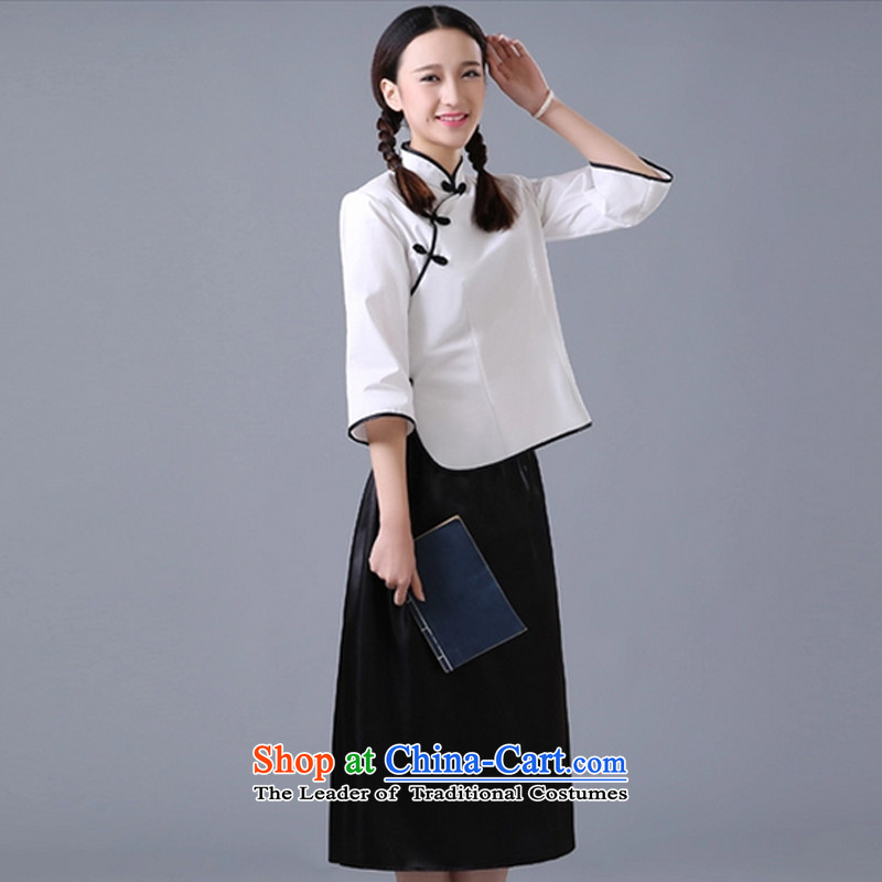 Energy tifi li of the Republic of Korea women's ancient 1919 wind young students with retro style qipao white S REPUBLIC OF KOREA energy tifi (mod) has been pressed, fil shopping on the Internet