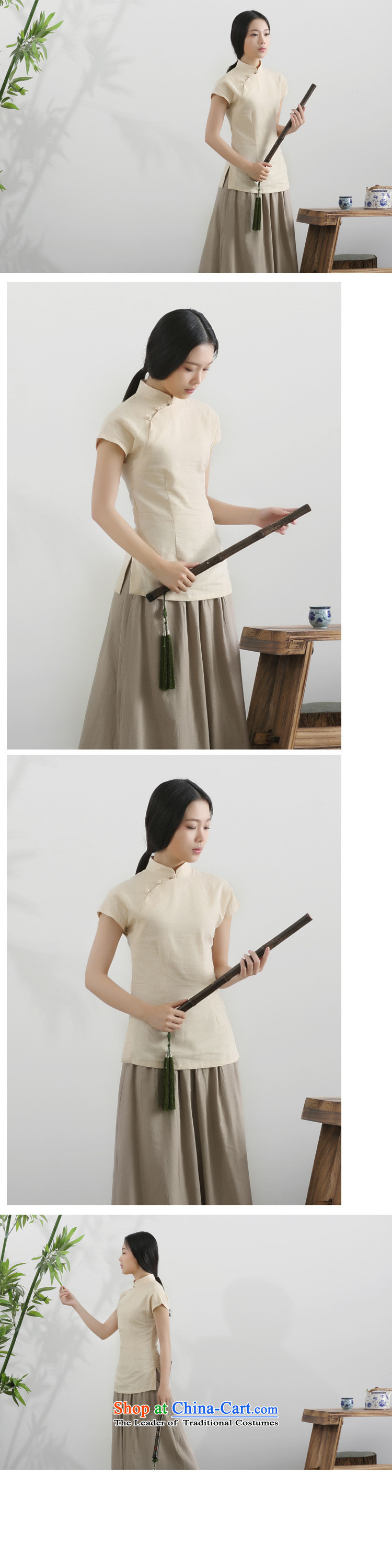 So floating flower Tang Women's clothes summer retro tea service of the Republic of Korea, linen dresses . 51 23 pre-sale black S picture, prices, brand platters! The elections are supplied in the national character of distribution, so action, buy now enjoy more preferential! As soon as possible.
