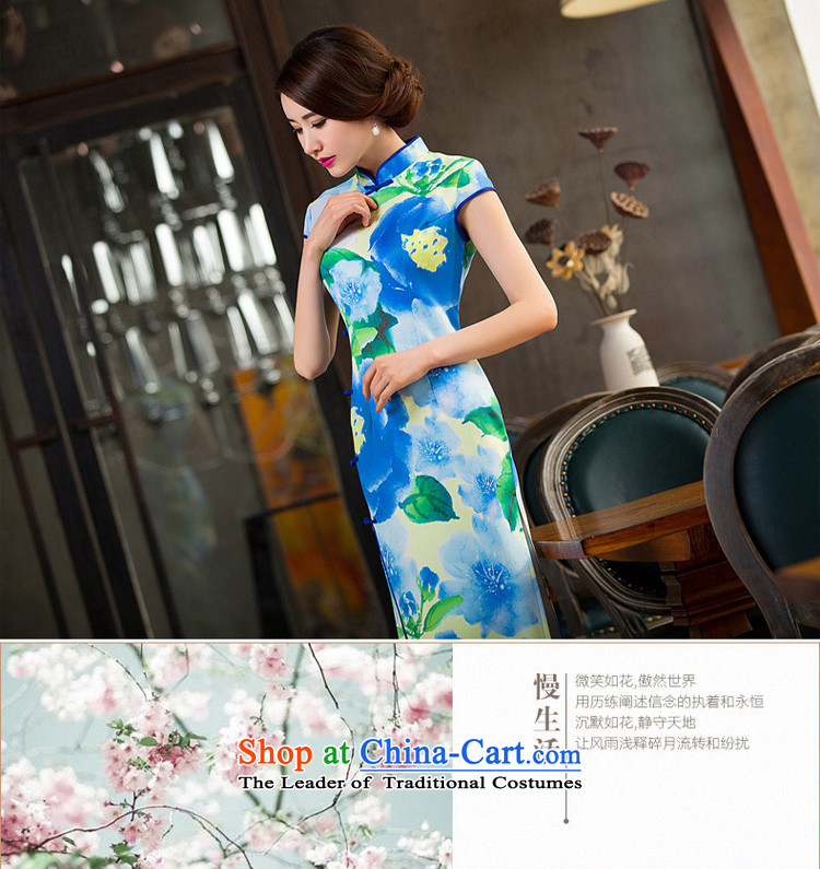 The sponsors are undergoing a cross-sa 2015 summer long qipao cheongsam dress improved daily cheongsam dress new long QD237 M picture, prices, brand platters! The elections are supplied in the national character of distribution, so action, buy now enjoy more preferential! As soon as possible.