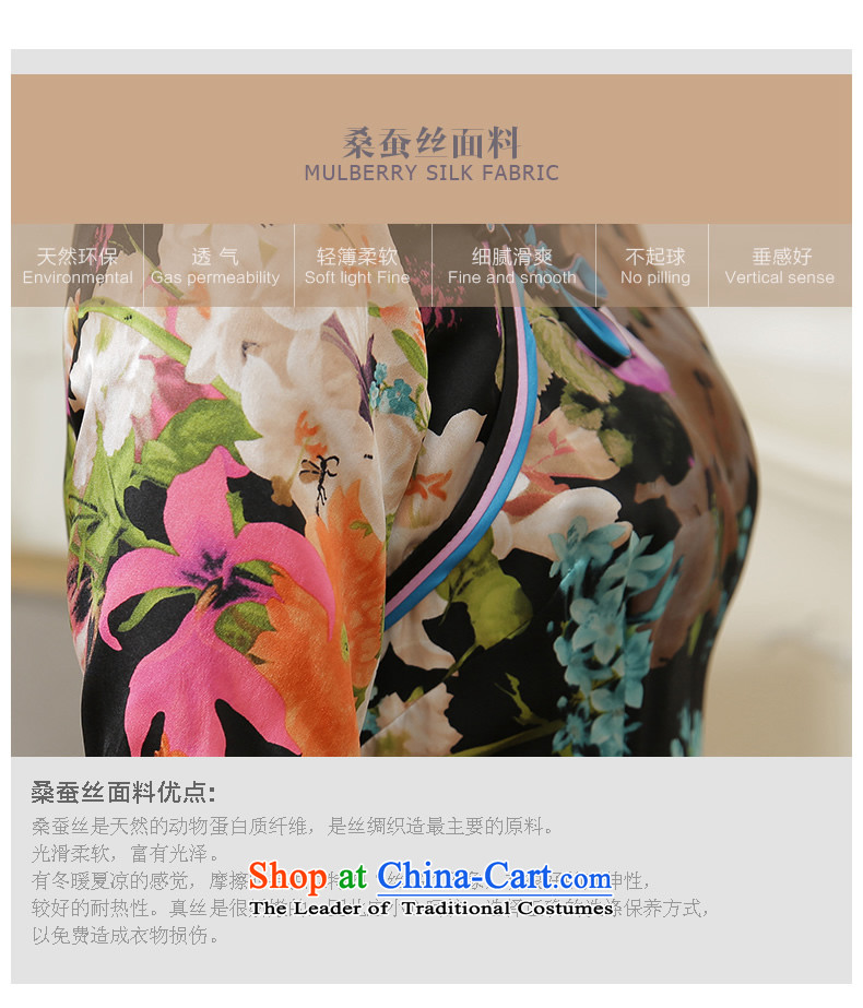 [Sau Kwun Tong] Priority Club 2015 Summer Scent of new high-end silk retro long open cheongsam dress QD5607's suit M picture, prices, brand platters! The elections are supplied in the national character of distribution, so action, buy now enjoy more preferential! As soon as possible.