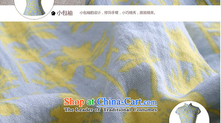 A Pinwheel Without Wind Yat Sweet Dreams Tang dynasty female summer shirt rayon stamp Sau San ethnic yellow shirt cheongsam M picture, prices, brand platters! The elections are supplied in the national character of distribution, so action, buy now enjoy more preferential! As soon as possible.