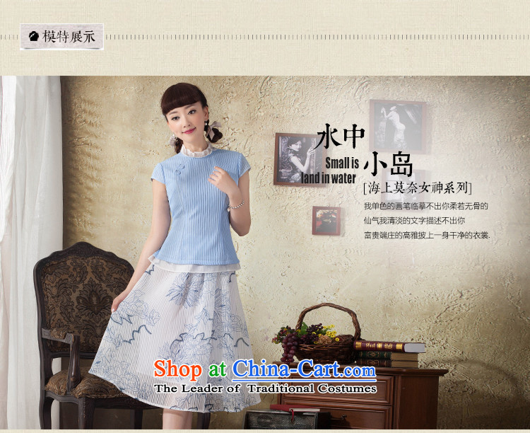A Pinwheel Without Wind were stylish Yat cheongsam dress the new summer arts fresh small body long skirt ethnic elegant long skirt Po Lam Tei S picture, prices, brand platters! The elections are supplied in the national character of distribution, so action, buy now enjoy more preferential! As soon as possible.