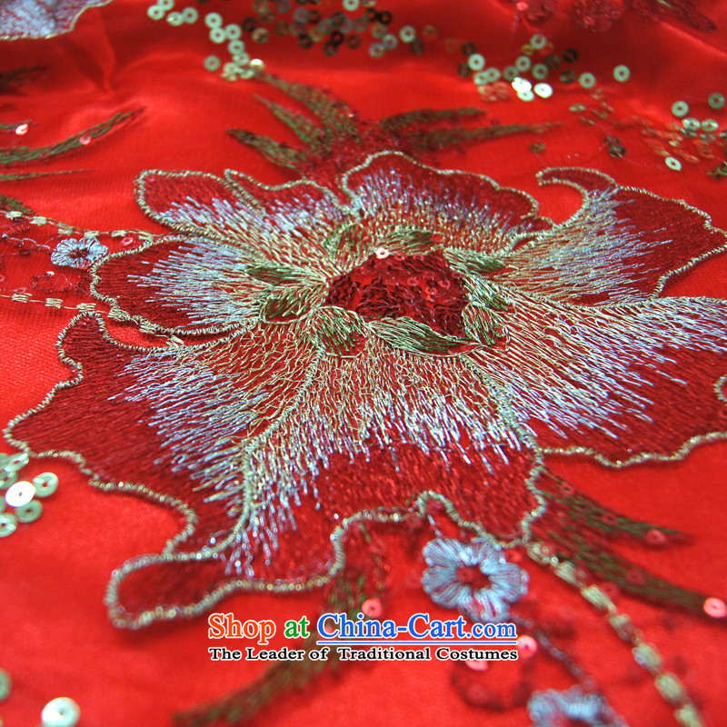 Sau Kwun Tong was accompanied by a lifetime marriages cheongsam red lace short) bows Services 2015 skirt red XXL, retro dress Sau Kwun Tong shopping on the Internet has been pressed.