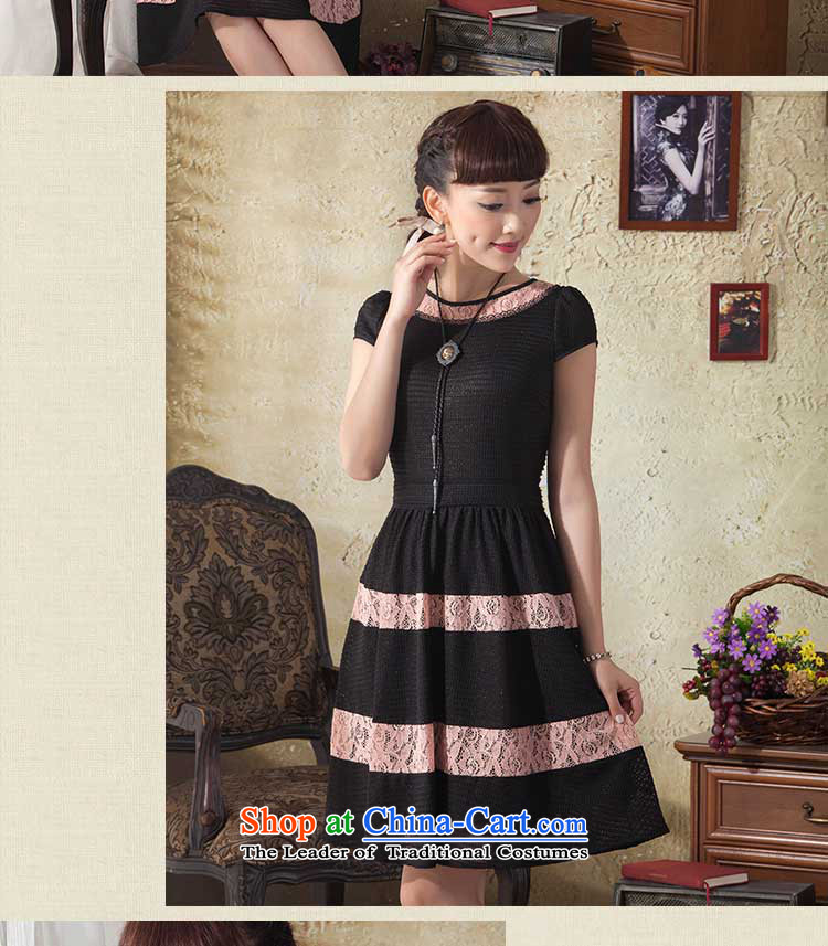 A Pinwheel Without Wind-yat New China wind retro arts van cheongsam dress ethnic short-sleeve female black M pictures in Hoima skirts, prices, brand platters! The elections are supplied in the national character of distribution, so action, buy now enjoy more preferential! As soon as possible.