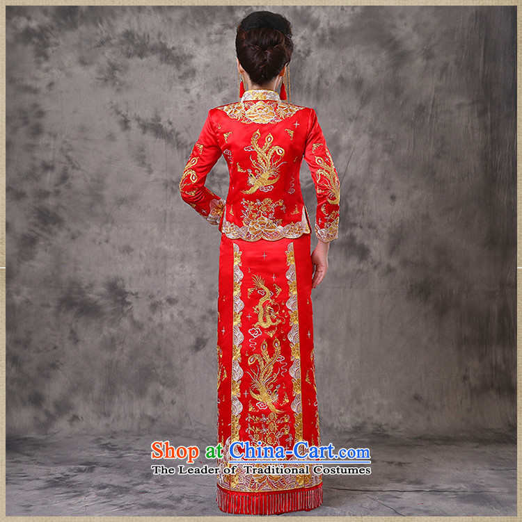 The Royal Advisory Groups to show love Chinese Dress 2015 new bride bows services to the dragon costume use Wedding dress-hi-wedding gown Bong-Koon-hsia previous Popes are placed a S of the dragon and the use of brassieres 84 pictures, prices, brand platters! The elections are supplied in the national character of distribution, so action, buy now enjoy more preferential! As soon as possible.