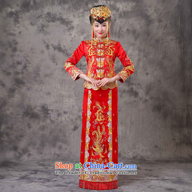 The Royal Advisory Groups to show love Chinese Dress 2015 new bride bows services to the dragon costume use Wedding dress-hi-wedding gown Bong-Koon-hsia previous Popes are placed a S of the dragon and the use of the Chest 49/84, Royal Advisory has been pr