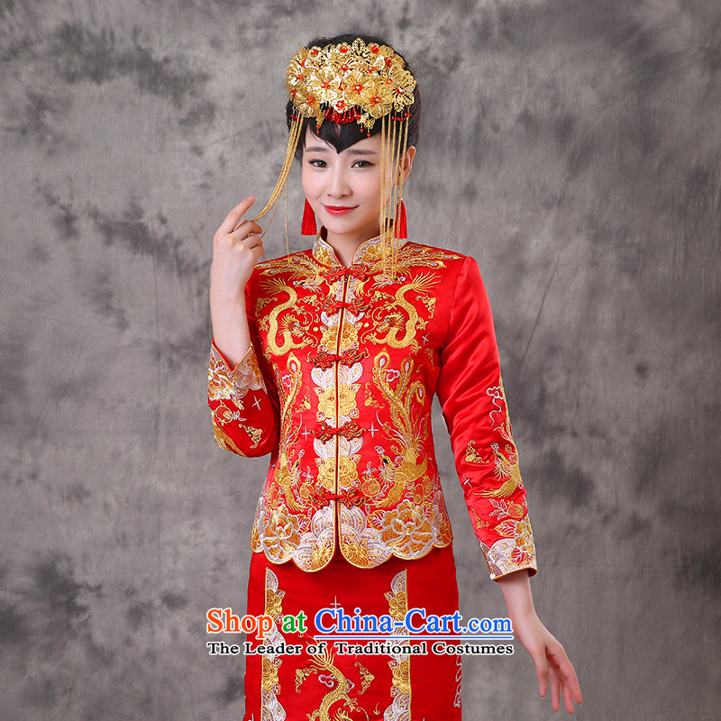 The Royal Advisory Groups to show love Chinese Dress 2015 new bride bows services to the dragon costume use Wedding dress-hi-wedding gown Bong-Koon-hsia previous Popes are placed a S of the dragon and the use of the Chest 49/84, Royal Advisory has been pr