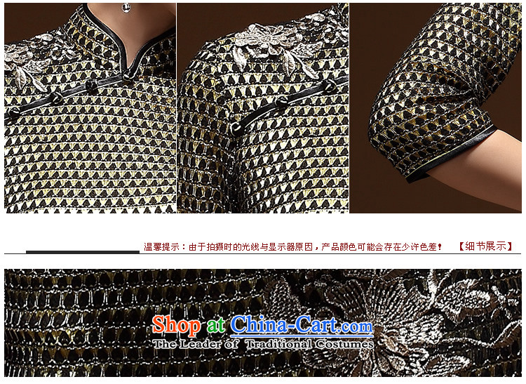 [Sau Kwun Tong] very spring 2015 in New cuff cheongsam look like improved retro Sau San Women's dresses brown XL Photo, prices, brand platters! The elections are supplied in the national character of distribution, so action, buy now enjoy more preferential! As soon as possible.