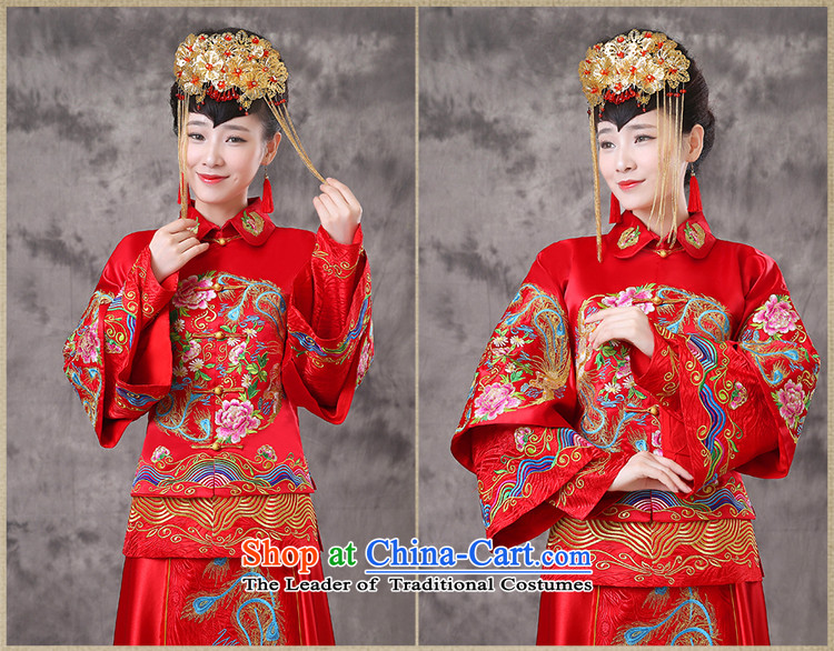 The Royal Advisory Soo-wo service friendly new Chinese Dress bride with ancient bows services-hi-dragon use Chinese wedding dresses Bong-Koon-hsia pregnant women can penetrate embroidered previous Popes are placed Bong-A S of brassieres 94 pictures, prices, brand platters! The elections are supplied in the national character of distribution, so action, buy now enjoy more preferential! As soon as possible.