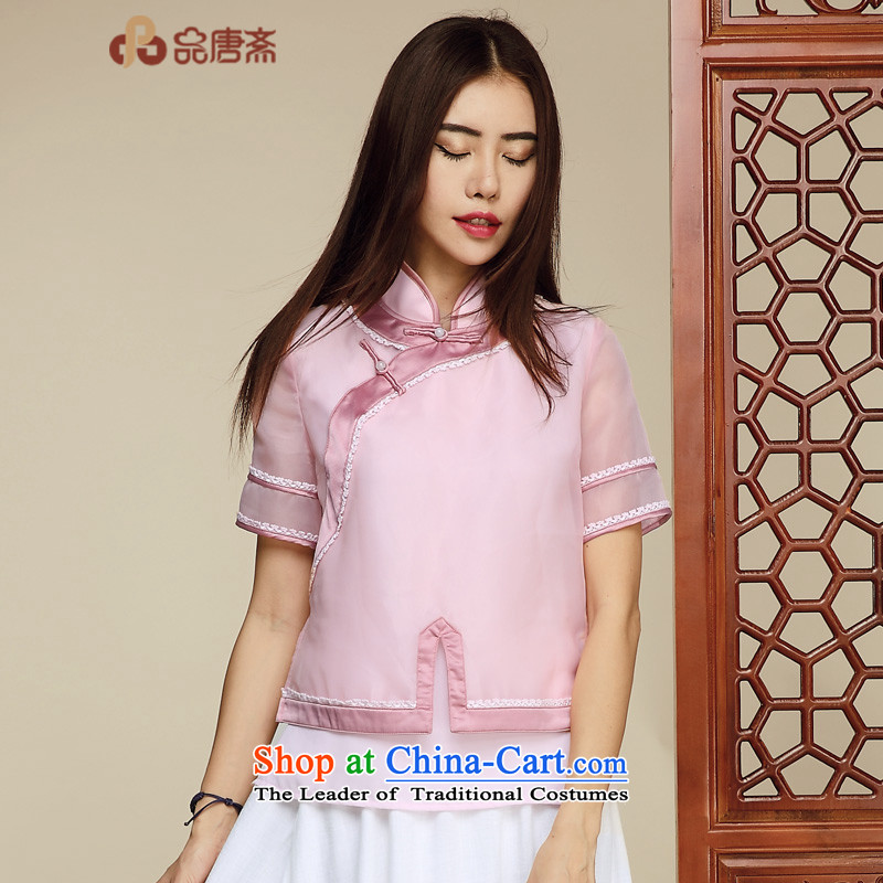 Tang Tang Dynasty Ramadan No. female national wind short-sleeved T-shirt , pink dresses improved products Tang Ramadan , , , shopping on the Internet
