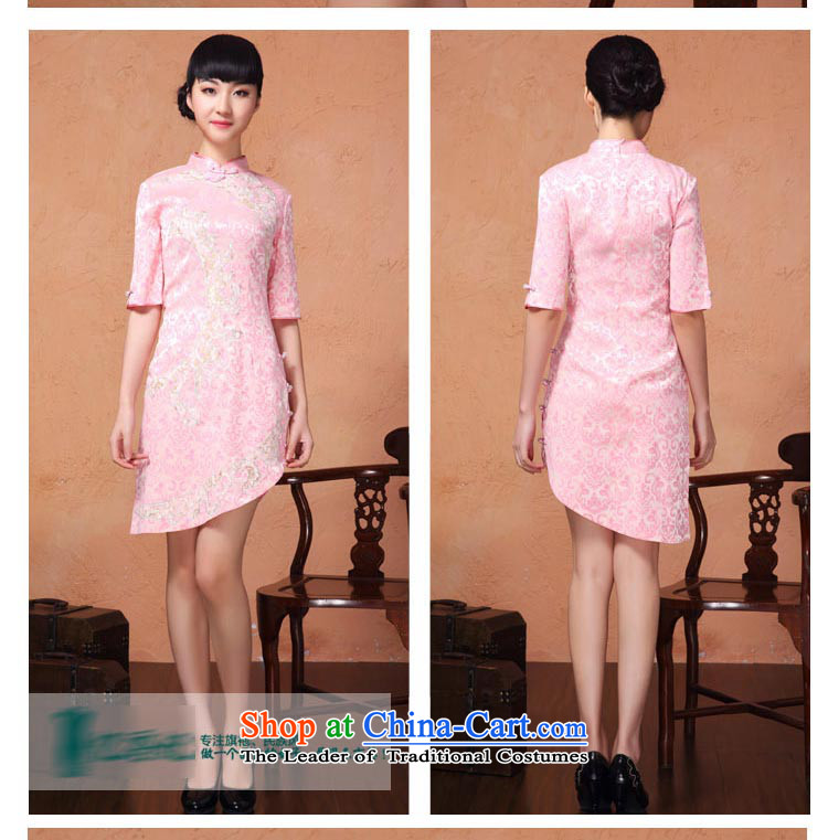 At the end of light skirt retro style qipao Mock-neck fifth cuff with a nail on the Pearl River Delta's embroidery cheongsam YXF853 Sau San White XL Photo, prices, brand platters! The elections are supplied in the national character of distribution, so action, buy now enjoy more preferential! As soon as possible.