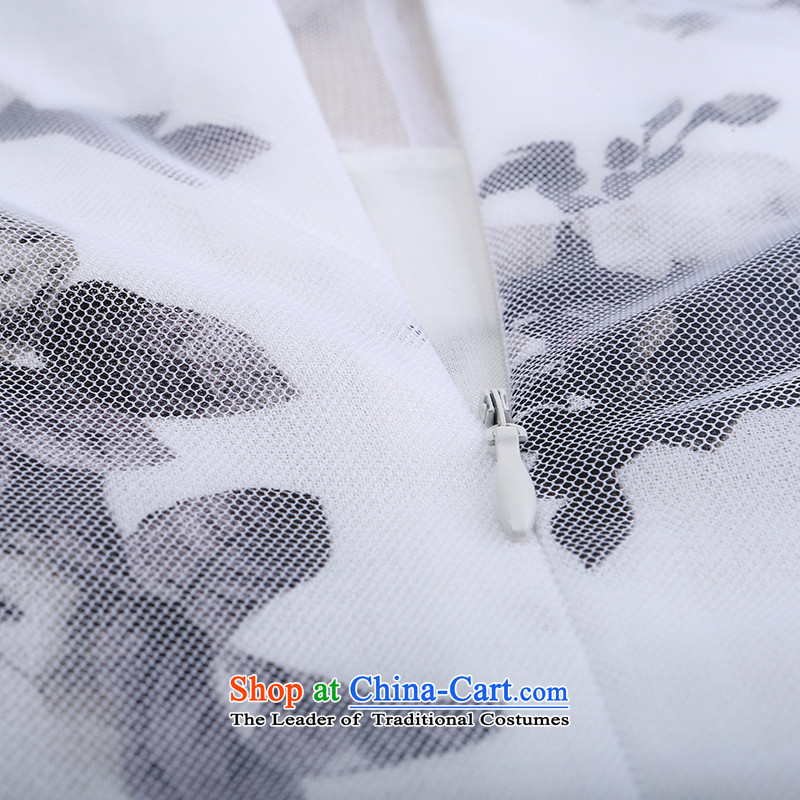 A Pinwheel Without Wind dust early Yat cotton Linen Dress Summer 2015 China wind Sau San sleeveless white dresses , L, Yat Lady , , , shopping on the Internet
