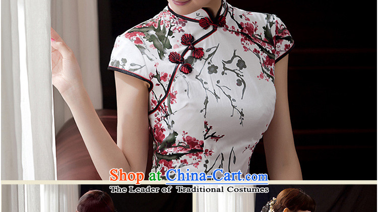 A Pinwheel Without Wind immersed Yat Maehyang-cotton qipao spring and summer 2015 skirt with improved stylish Sau San cotton linen cheongsam dress immersed Maehyang- L picture, prices, brand platters! The elections are supplied in the national character of distribution, so action, buy now enjoy more preferential! As soon as possible.