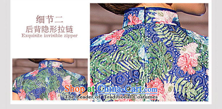 At the end of light floral lace ethnic WMBQ204 cheongsam dress photo color pictures, prices, XL brand platters! The elections are supplied in the national character of distribution, so action, buy now enjoy more preferential! As soon as possible.