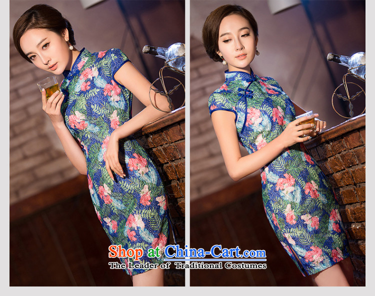 At the end of light floral lace ethnic WMBQ204 cheongsam dress photo color pictures, prices, XL brand platters! The elections are supplied in the national character of distribution, so action, buy now enjoy more preferential! As soon as possible.