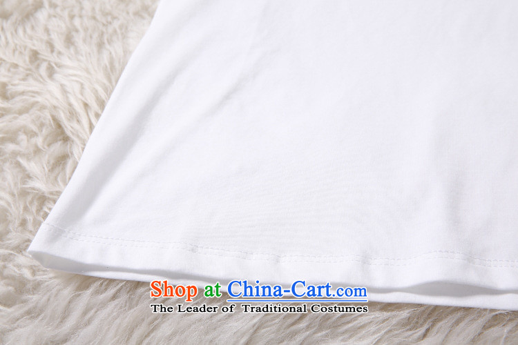 Vpro only A4987 dress Europe 2015 new summer of leisure women head on round-neck collar kit chip cotton blend short-sleeved T-shirt white S picture, prices, brand platters! The elections are supplied in the national character of distribution, so action, buy now enjoy more preferential! As soon as possible.