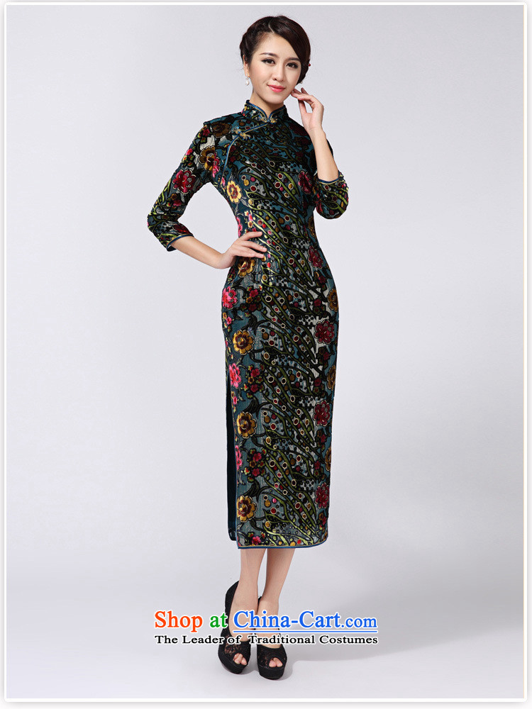 The end of the light of Sau San video thin banquet long wool qipao RXA814 green L picture, prices, brand platters! The elections are supplied in the national character of distribution, so action, buy now enjoy more preferential! As soon as possible.