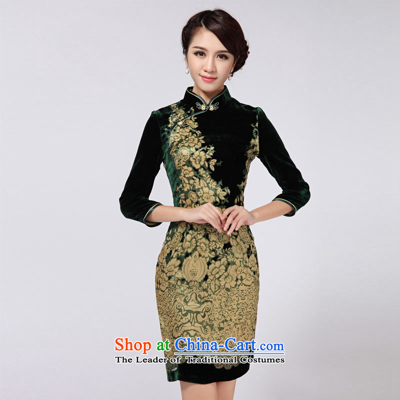 At the end of light skirt short of retro qipao qipao RXA808 short-sleeved light at the end of M , , , shopping on the Internet