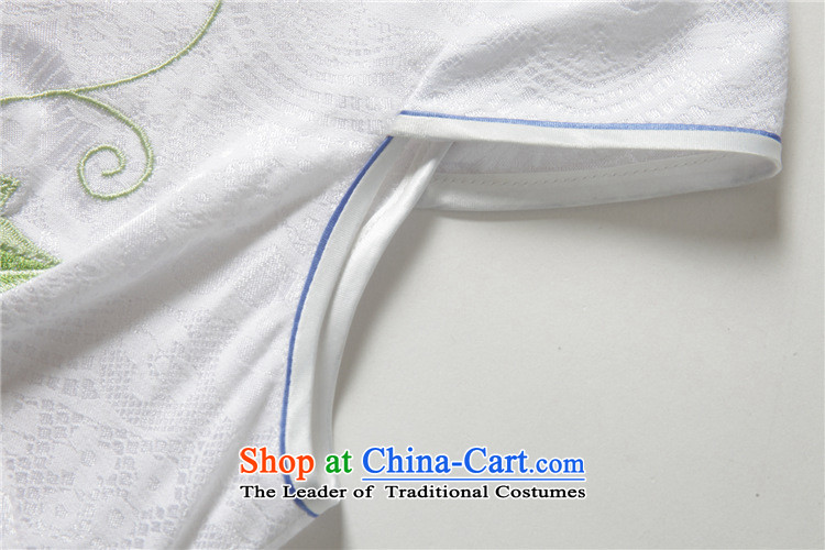 The Cloud's stakeholders , Ms. Xia 2015 improved national three-dimensional air-embroidered short sleeves cheongsam dress JT5088 BLUE XL Photo, prices, brand platters! The elections are supplied in the national character of distribution, so action, buy now enjoy more preferential! As soon as possible.