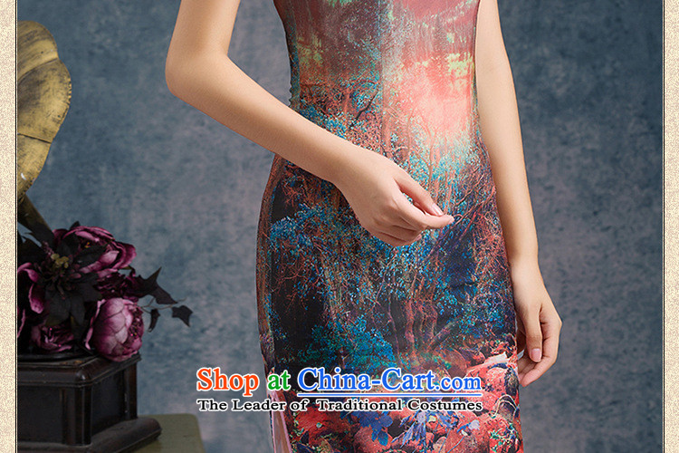 The end of the shallow stretch of Silk Cheongsam improved summer daily short of Sau San stylish temperament short-sleeved low power's skirt PYMXYG008 picture color L photo, prices, brand platters! The elections are supplied in the national character of distribution, so action, buy now enjoy more preferential! As soon as possible.