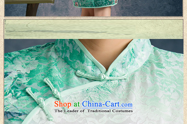 The end of the shallow lace improved day-to-day summer qipao Sau San stylish China wind short-sleeved dresses PYMXYG019 picture color pictures, prices, XL brand platters! The elections are supplied in the national character of distribution, so action, buy now enjoy more preferential! As soon as possible.