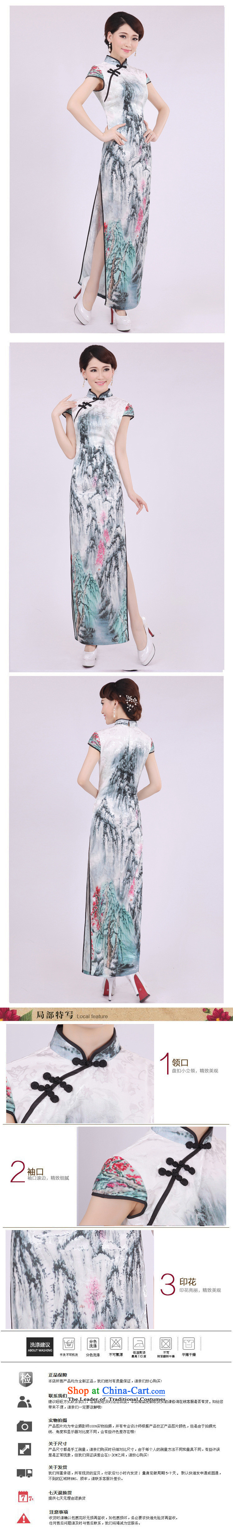 At the end of light cotton improvement of ethnic day-to-day summer qipao Sau San short-sleeved long landscape pattern dresses PYMXYG033 picture color pictures, prices, XL brand platters! The elections are supplied in the national character of distribution, so action, buy now enjoy more preferential! As soon as possible.