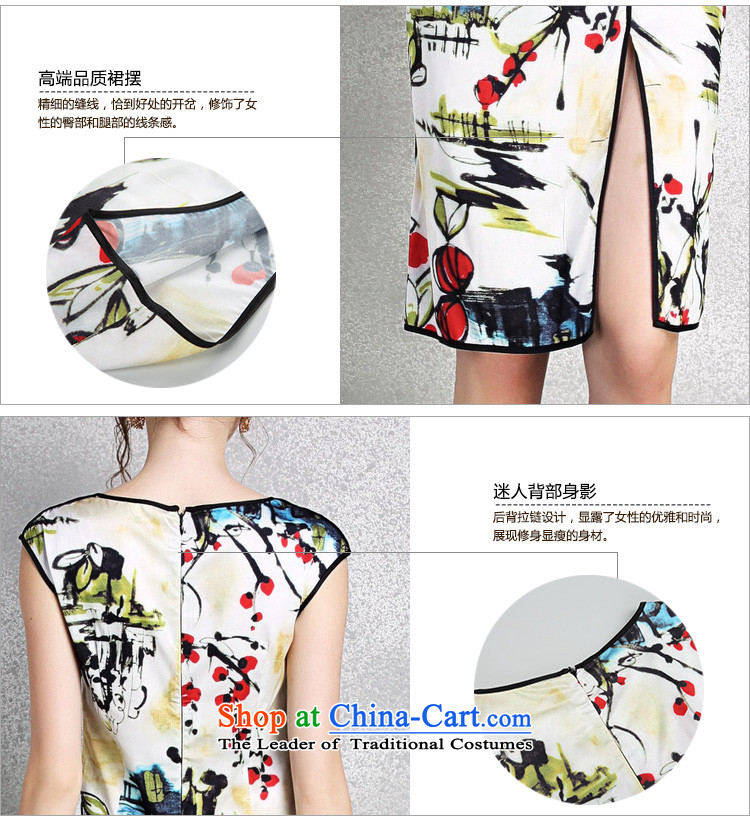 On the new summer caynova2015 for women ink stamp retro improved picture color L photo cheongsam, prices, brand platters! The elections are supplied in the national character of distribution, so action, buy now enjoy more preferential! As soon as possible.