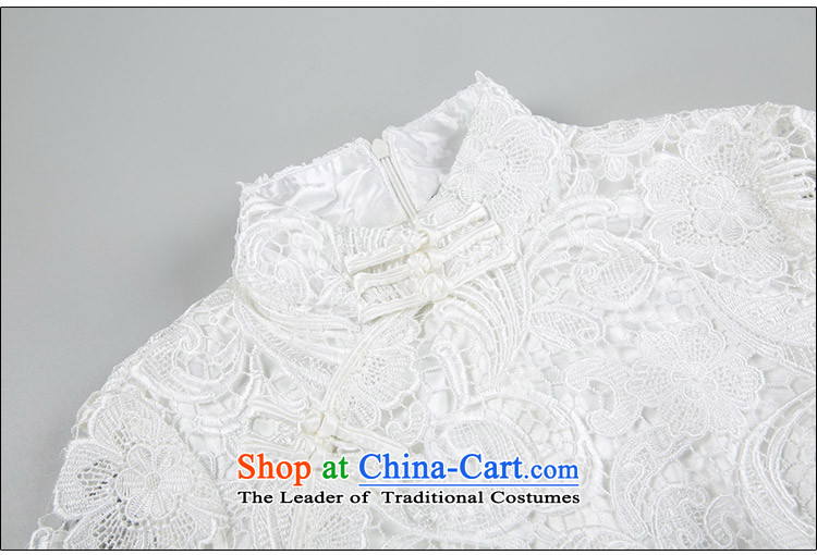 Caynova2015 summer new and elegant reminiscent of the water in the air cheongsam dress Rong White M picture, prices, brand platters! The elections are supplied in the national character of distribution, so action, buy now enjoy more preferential! As soon as possible.